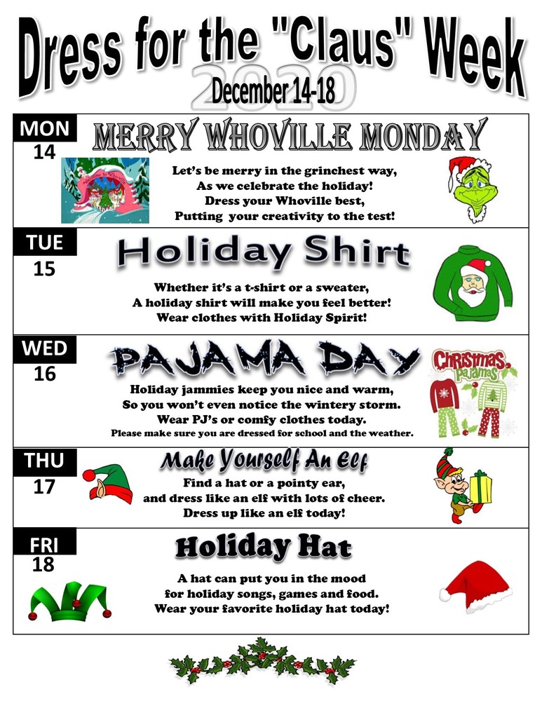 Dress for the Claus Week