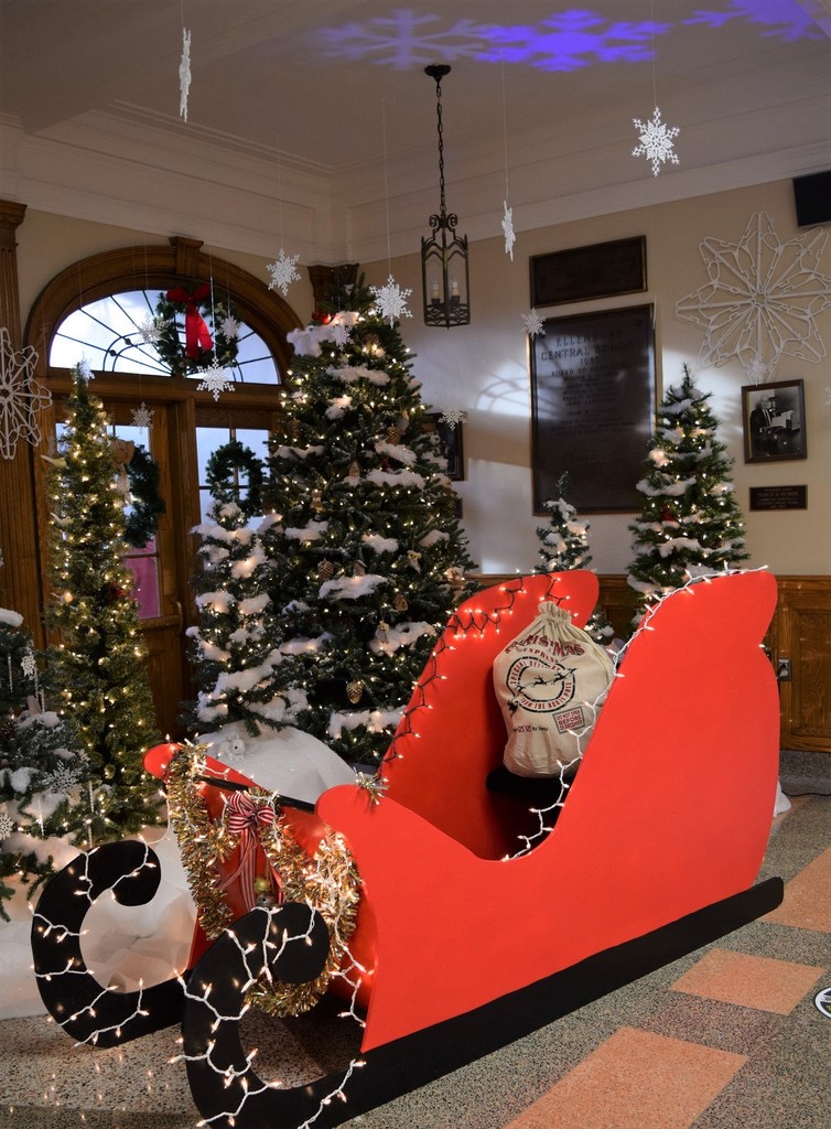 Winter wonderland lobby