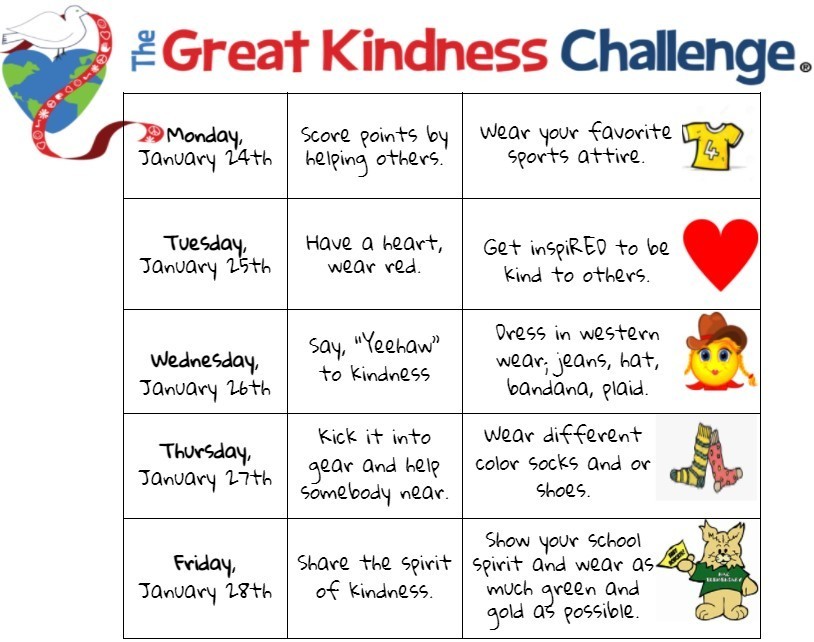 Great Kindness Challenge week