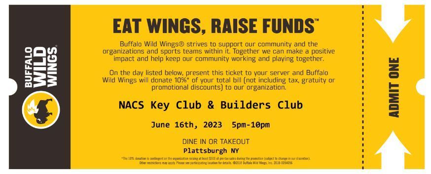 Key Club fundraiser
